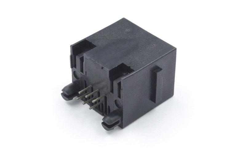 全塑8P6C带边RJ45母座 全塑8P6C带边RJ45母座