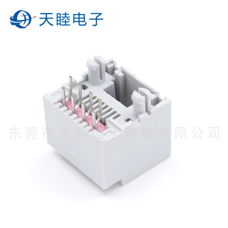 8P8C全塑180度RJ45连接器