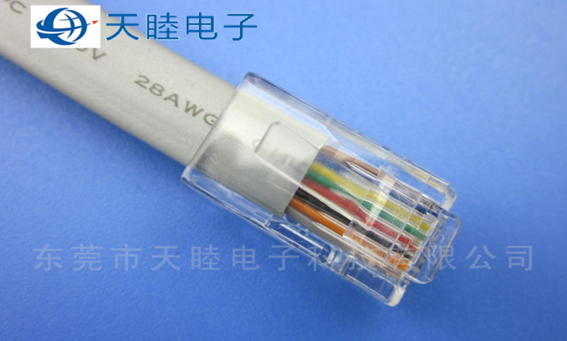 RJ45水晶头高清图片