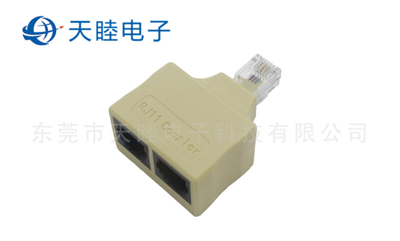 RJ11连接器全塑高清图片