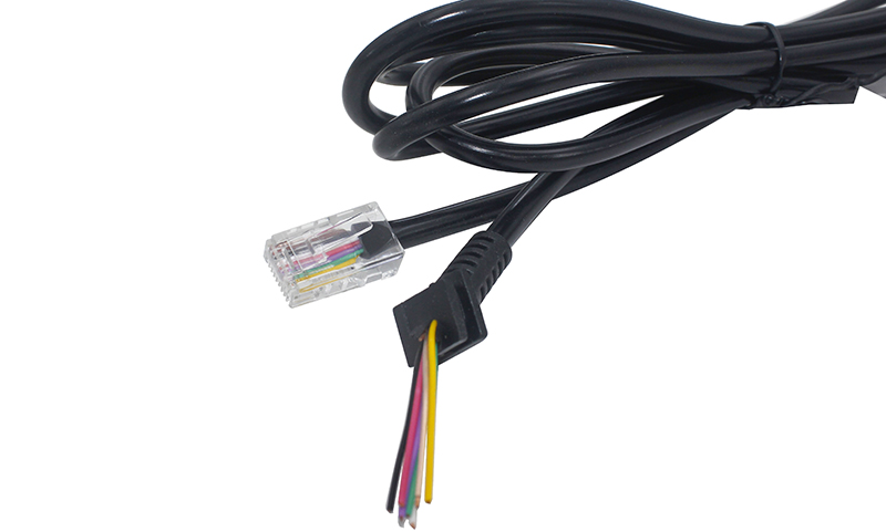 RJ45单头水晶头网线线束尾端线卡成型 RJ45单头水晶头网线线束尾端线卡成型