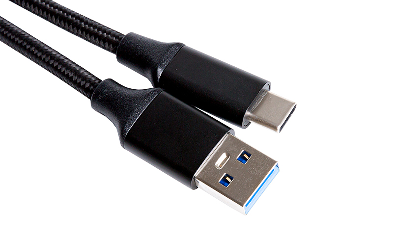 尼龙编织外被USB3.0 type c 数据线