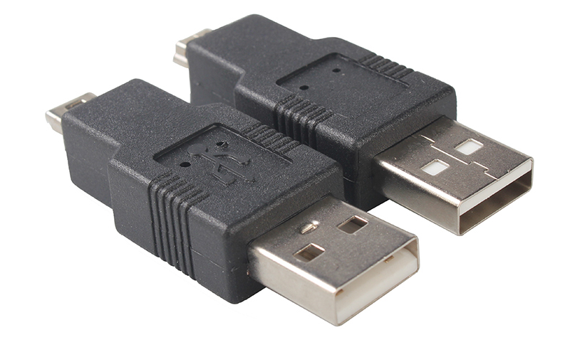 USB 2.0母转mini公转接头连接器可用于转接对接延长