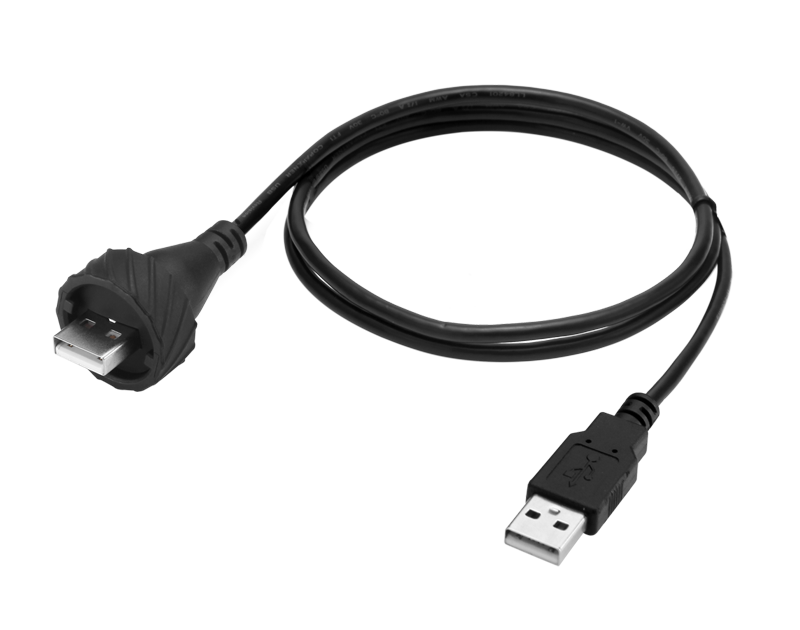 USB 2.0 母转母防水连接线延长线