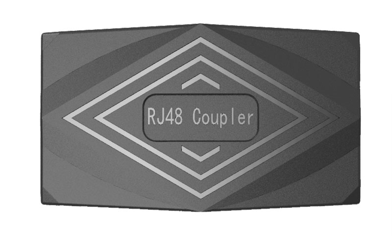 佰易联快速壳RJ48 屏蔽铜壳转接头直通头 10P10C 源头厂家直销