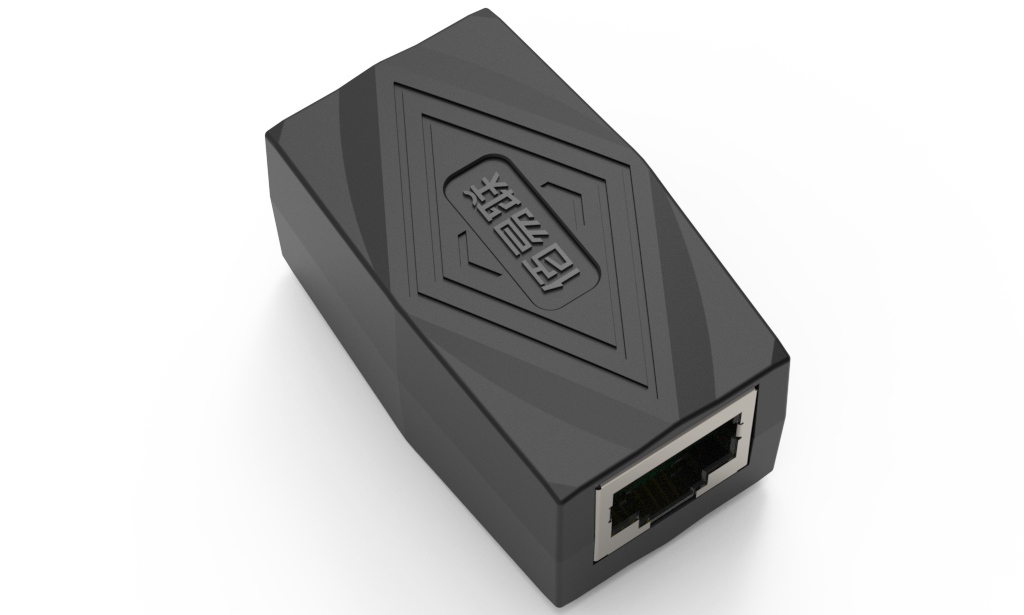 佰易联快速壳RJ48 屏蔽铜壳转接头直通头 10P10C 源头厂家直销